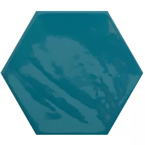Плитка настенная Cifre Kane Hexagon Marine сине-зеленый 16*18 см