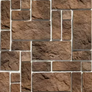 Декоративный камень углы Камелот Нарва коричневый 247