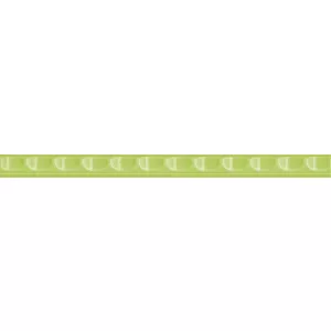 Бордюр Нефрит-Керамика Кураж-2 Трамплин салатный 30-178-30-03-40 20х1.3 см