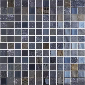 Мозаика ONIX mosaico Onix Mosaico Steel Black 200000000000005401 31,1х31,1 см