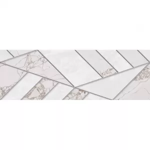 Декор Нефрит-Керамика Ринальди серый 20х60 см