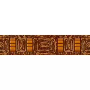 Бордюр Нефрит-Керамика Араме коричневый 74-03-15-10-90 31х7 см