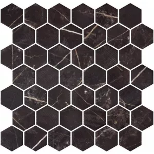 Мозаика ONIX mosaico Onix Mosaico Hexagon Marble Coimbra Antislip 2000000000000054016 28.4х28.6 см