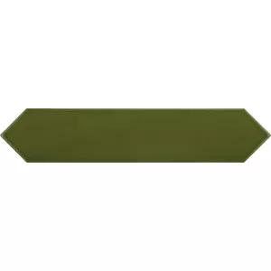 Плитка настенная Equipe Arrow Green Kelp 25827 глазурованный глянцевый зеленый 25*5 см