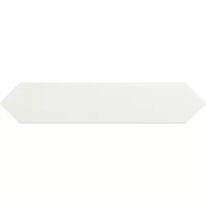 Плитка настенная Equipe Arrow Pure White 25835 глазурованный глянцевый белый 25*5 см