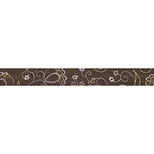 Бордюр Lasselsberger Ceramics Наоми коричневый 1504-0165 39,8х4,5 см