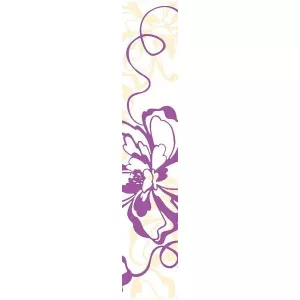 Бордюр Нефрит-Керамика Кураж-2 Монро фиолетовый 25-84-00-53-50 40х7,5 см