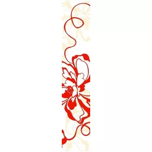 Бордюр Нефрит-Керамика Кураж-2 Монро красный 25-84-00-44-50 40х7,5 см