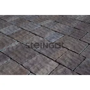 Тротуарная плитка Steingot Гранито "Штайн Браун" серый 60 мм